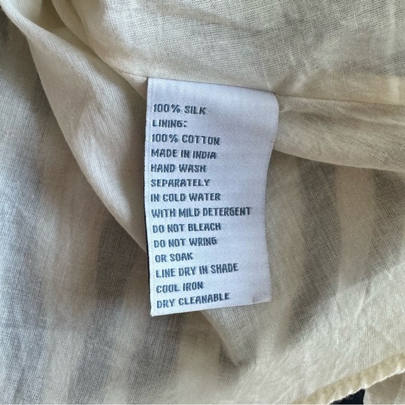 Anthropologie Zebra Modern Print Midi Silk Skirt Size 4 - Picture 4 of 9